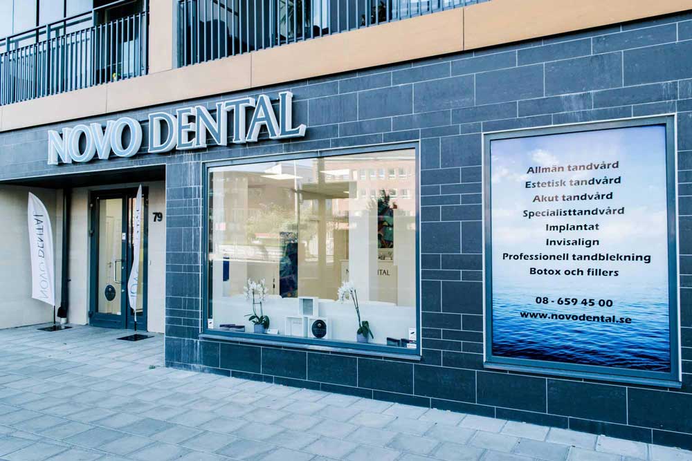 Novo dentals klinik utanför